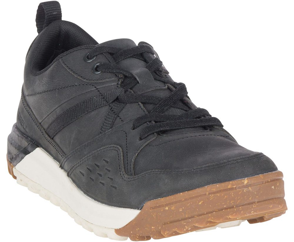 Tenis Homem - Merrell Indeway Couro - Pretas - WRE527841